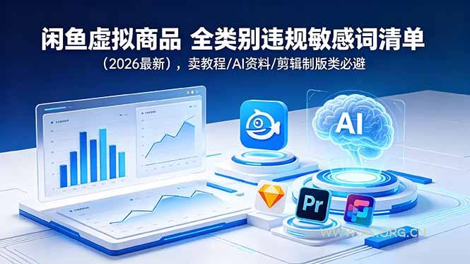 闲鱼虚拟商品 全类别违规敏感词清单(2026最新 - 小红泡