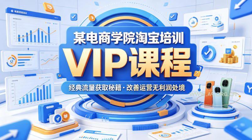 某电商学院淘宝培训VIP课程,各种经典有用的流量获取秘籍,改善运营产品没利润的处境(2026年6月) - 小红泡 某电商学院淘宝培训VIP课程,各种经典有用的流量获取秘籍,改善运营产品没利润的处境(2026年6月)