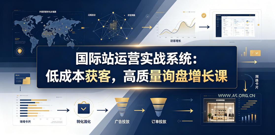 国际站运营实战系统:低成本获客,高质量询盘增长课(更新26年) - 小红泡 国际站运营实战系统:低成本获客,高质量询盘增长课(更新26年)