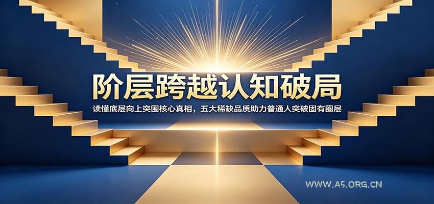 阶层跨越认知破局：读懂底层向上突围核心真相，五大稀缺品质助力普通人突破固有圈层 - 小红泡