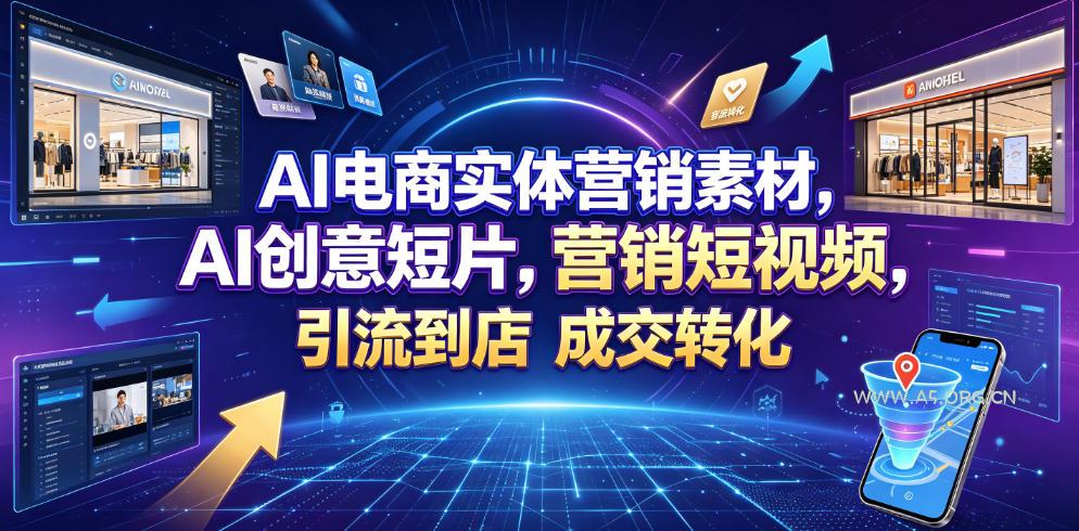 AI电商实体营销素材,AI创意短片,高效打造营销短视频,轻松引流到店,稳定提升门店客流与成交转化 - 小红泡 AI电商实体营销素材,AI创意短片,高效打造营销短视频,轻松引流到店,稳定提升门店客流与成交转化
