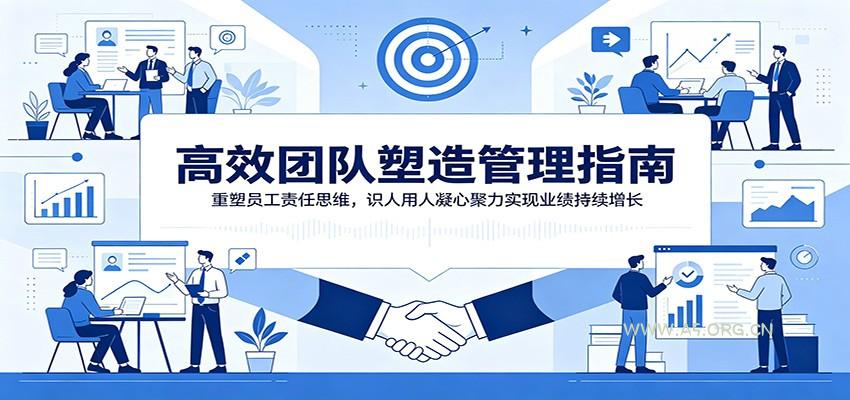 高效团队塑造管理指南：重塑员工责任思维，识人用人凝心聚力实现业绩持续增长 - 小红泡