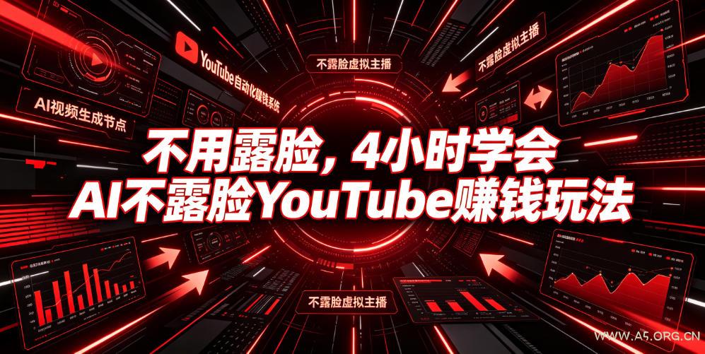 不用露脸,4小时学会AI不露脸YouTube賺钱玩法【原创双语字幕】 - 小红泡 不用露脸,4小时学会AI不露脸YouTube賺钱玩法【原创双语字幕】