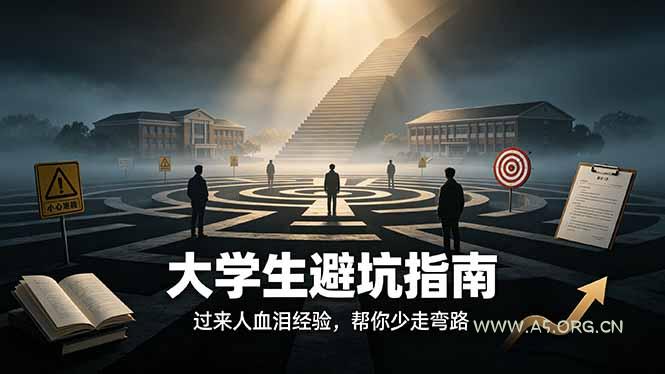 付费文章：大学生避坑指南 ，过来人血泪经验，帮你少走弯路 - 小红泡