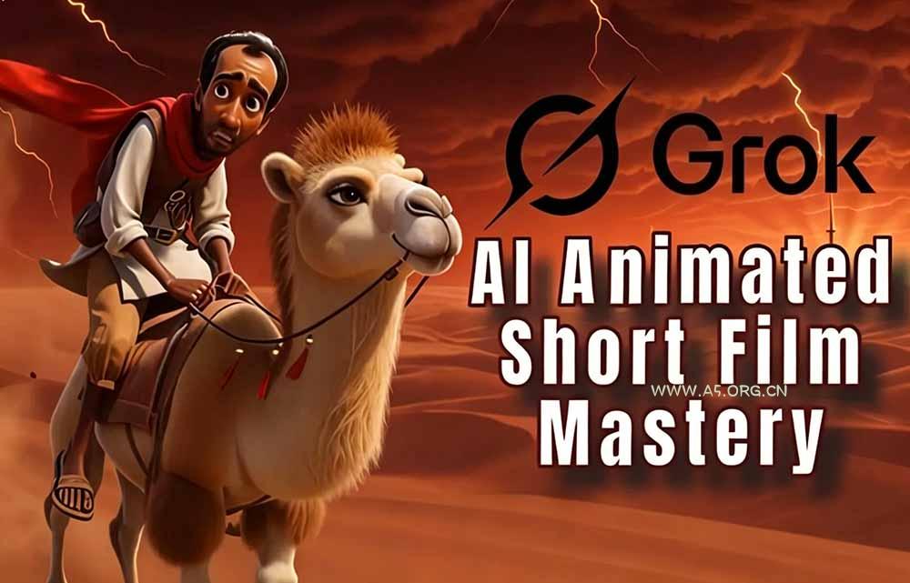 Grok Imagine AI故事动画短片实战：电影级视觉效果+角色一致性+高级提示词+后期剪辑全流程 - 小红泡