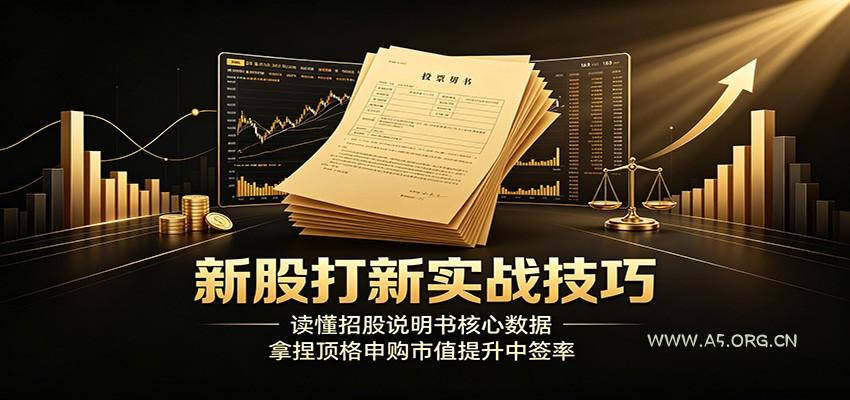 新股打新实战技巧：读懂招股说明书核心数据，拿捏顶格申购市值提升中签率 - 小红泡