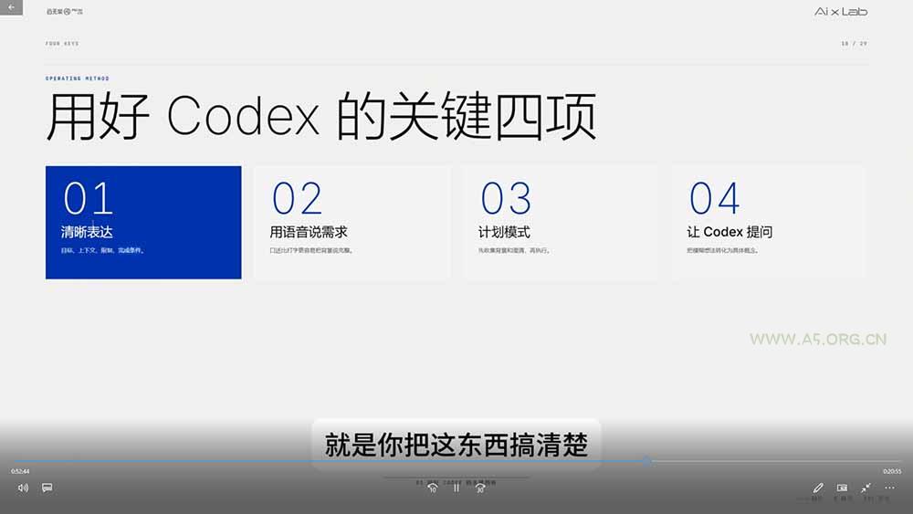 Codex作品集实战课:从找参考×沉淀Skill×到生成作品集网站,建立一套可复用的AI工作方法-小红泡