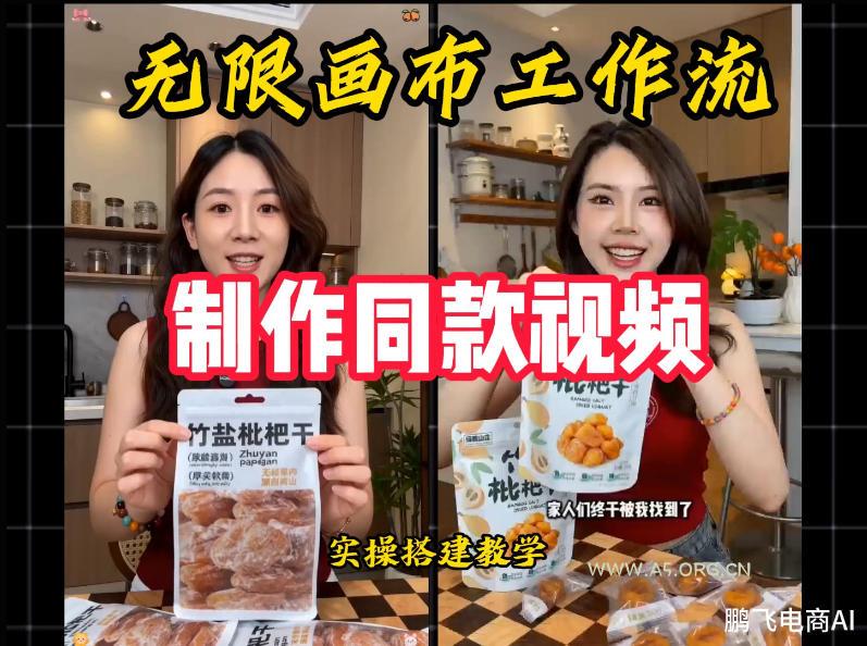 无限画布工作流一键复刻爆款带货视频,实操搭建,操作简单 - 小红泡 无限画布工作流一键复刻爆款带货视频,实操搭建,操作简单