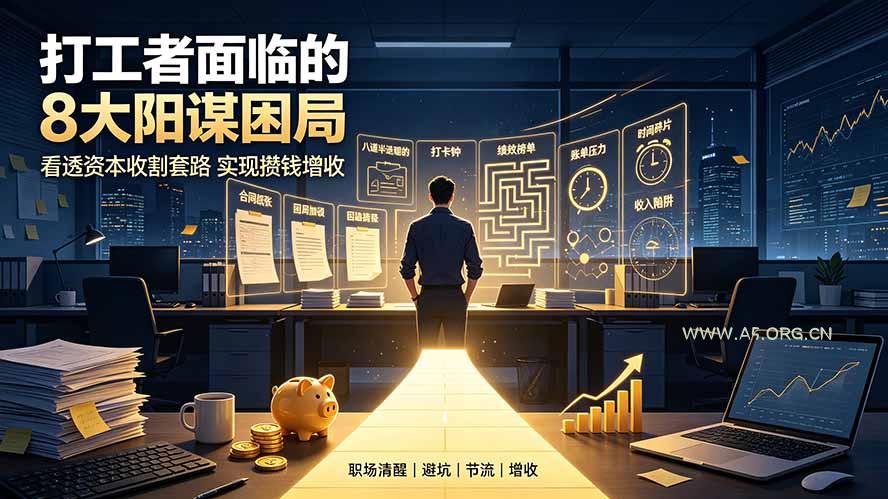 付费文章：打工者面临的8大阳谋困局，看透资本收割套路实现攒钱增收 - 小红泡