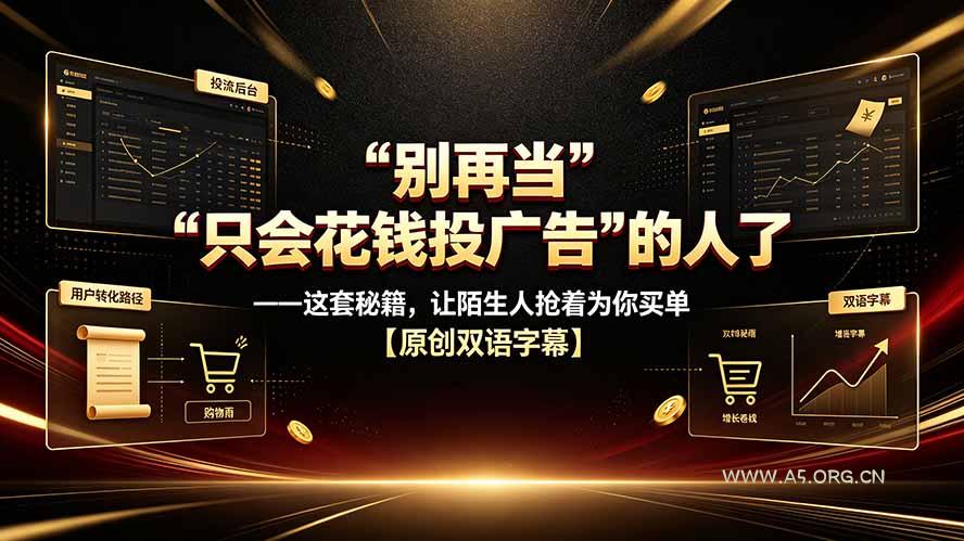 别再当“只会花钱投广告”的人了——这套秘籍,让陌生人抢着为你买单【原创双语字幕】 - 小红泡 别再当“只会花钱投广告”的人了——这套秘籍,让陌生人抢着为你买单【原创双语字幕】 - 小红泡