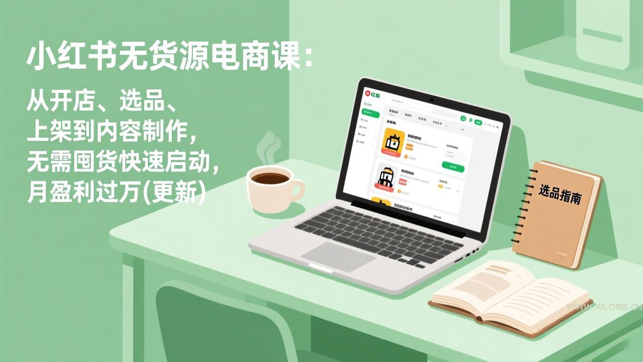 小红书无货源电商课(7月更新 - 小红泡 小红书无货源电商课(7月更新 - 小红泡