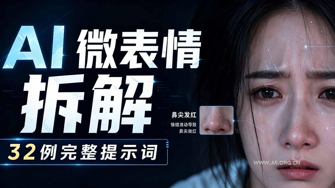 AI微表情拆解提示词合集,精准调控AI角色表情,告别塑料感、AI面瘫脸。 - 小红泡 AI微表情拆解提示词合集,精准调控AI角色表情,告别塑料感、AI面瘫脸。 - 小红泡