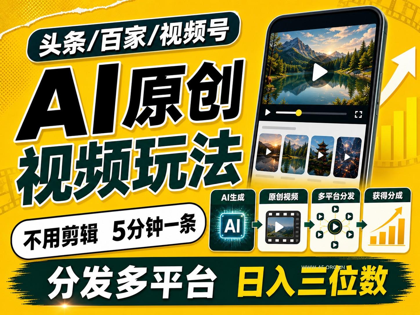 2026头条百家号升级玩法 5分钟一条原创视频 发多平台赚收 - 小红泡
