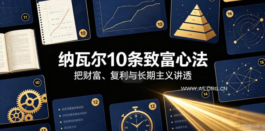 付费文章:纳瓦尔10条致富心法 - 小红泡 付费文章:纳瓦尔10条致富心法