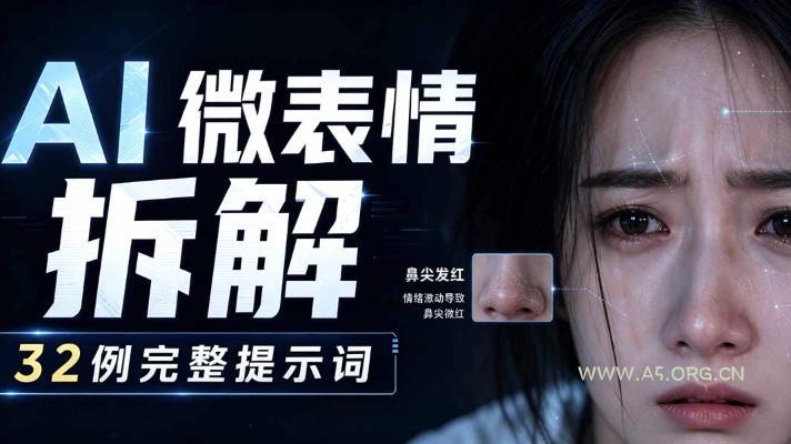 AI微表情拆解提示词合集,精准调控AI角色表情,可直接复用,0基础也能调出影视级表情变化 - 小红泡 AI微表情拆解提示词合集,精准调控AI角色表情,可直接复用,0基础也能调出影视级表情变化