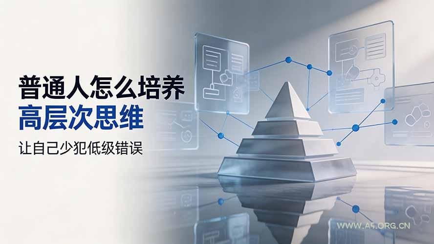 付费文章：普通人怎么培养高层次思维，让自己少犯低级错误 - 小红泡