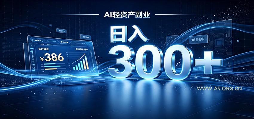 2026 AI轻资产风口，Token中转站小白可入局，日入300+ - 小红泡
