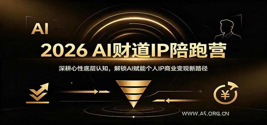 2026 AI财道IP陪跑营：深耕心性底层认知，解锁AI赋能个人IP商业变现新路径 - 小红泡