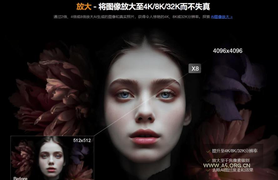Win/Mac双端支持!最新永久终身版,支持老照片修复,图片变清晰无损放大工具,Aiarty Image Enhancer - 小红泡 Win/Mac双端支持!最新永久终身版,支持老照片修复,图片变清晰无损放大工具,Aiarty Image Enhancer
