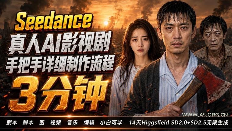 3分钟真人AI影视剧怎么做?SD 2.0手把手完整制作流程|Higgsfield 14天SD 2.0/2.5无限生成 - 小红泡 3分钟真人AI影视剧怎么做?SD 2.0手把手完整制作流程|Higgsfield 14天SD 2.0/2.5无限生成