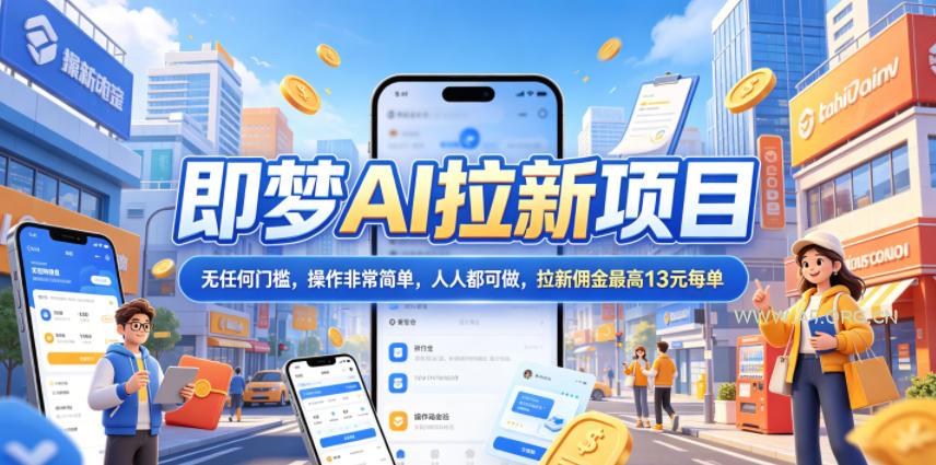 2026年即梦AI拉新项目最新玩法,无任何门槛,操作非常简单,人人都可做,拉新佣金最高13米每单(更新08月07日) - 小红泡 2026年即梦AI拉新项目最新玩法,无任何门槛,操作非常简单,人人都可做,拉新佣金最高13米每单(更新08月07日)