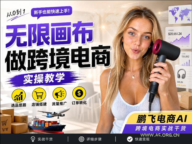 【跨境电商必备】AI无线画布制作商品宣传视频,四步搞定,无线画布工作流,操作简单好上手 - 小红泡 【跨境电商必备】AI无线画布制作商品宣传视频,四步搞定,无线画布工作流,操作简单好上手