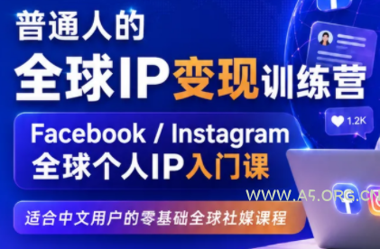 建立海外社媒底层逻辑,打造能变现的个人IP - 小红泡 建立海外社媒底层逻辑,打造能变现的个人IP - 小红泡