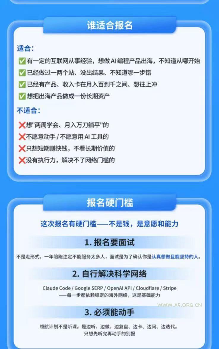 AI编程领航计划｜海外独立站实战｜多Agent一键建站｜站点开发测试｜冷启动引流｜数据复盘｜出海变现完整教程 - 小红泡