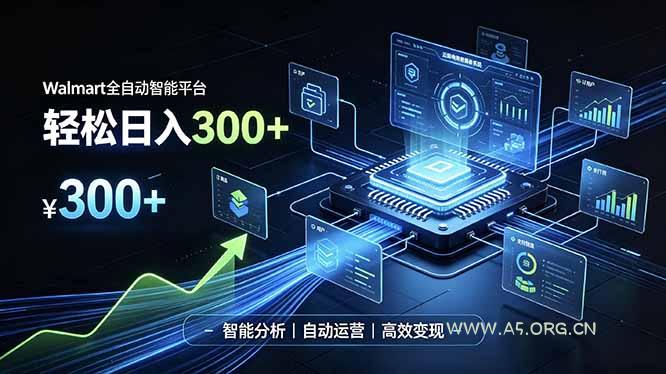 Walmart全自动智能平台,轻松日入300+一站式跨境智能运营工具。无需复杂实操 - 小红泡 Walmart全自动智能平台,轻松日入300+一站式跨境智能运营工具。无需复杂实操 - 小红泡