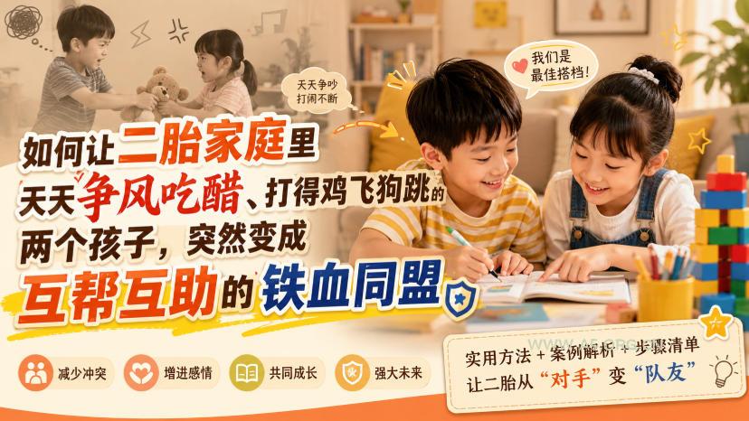 付费文章:如何让二胎家庭里天天争风吃醋、打得鸡飞狗跳的两个孩子,突然变成互帮互助的铁血同盟? - 小红泡 付费文章:如何让二胎家庭里天天争风吃醋、打得鸡飞狗跳的两个孩子,突然变成互帮互助的铁血同盟?