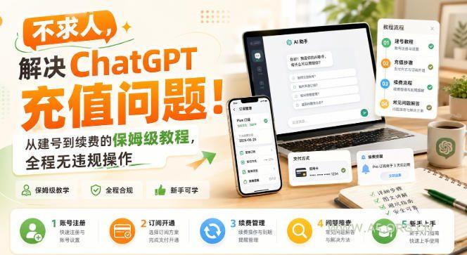 不求人,解决ChatGPT充值问题!从建号到续费的保姆级教程,全程无违规操作 - 小红泡 不求人,解决ChatGPT充值问题!从建号到续费的保姆级教程,全程无违规操作
