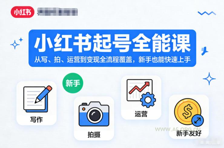 小红书起号全能课,从写、拍、运营到变现全流程覆盖,新手也能快速上手(更新) - 小红泡 小红书起号全能课,从写、拍、运营到变现全流程覆盖,新手也能快速上手(更新)