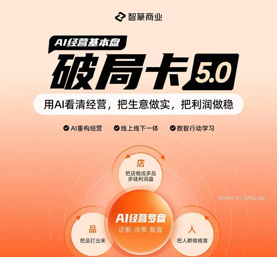 淘宝天猫2026破局卡5.0：AI重构经营+线上线下一体化，用数据看清生意并搭建稳定利润基本盘 - 小红泡