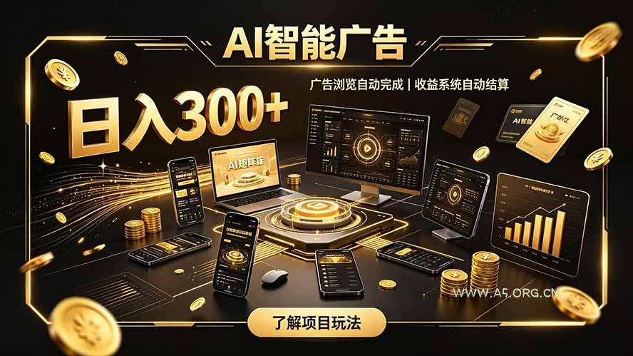自研 AI 系统｜轻资产起步｜长期稳定收益｜宝妈 上班族轻轻松松日入300+ - 小红泡