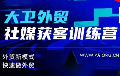 大卫老师·外贸社媒获客独家训练营(更新8月) - 小红泡 大卫老师·外贸社媒获客独家训练营(更新8月) - 小红泡