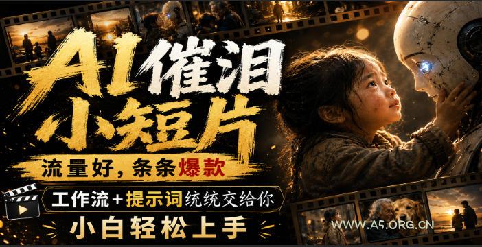 AI催泪小短片,流量好,条条爆款,工作流+提示词统统交给你,小白轻松上手 - 小红泡 AI催泪小短片,流量好,条条爆款,工作流+提示词统统交给你,小白轻松上手