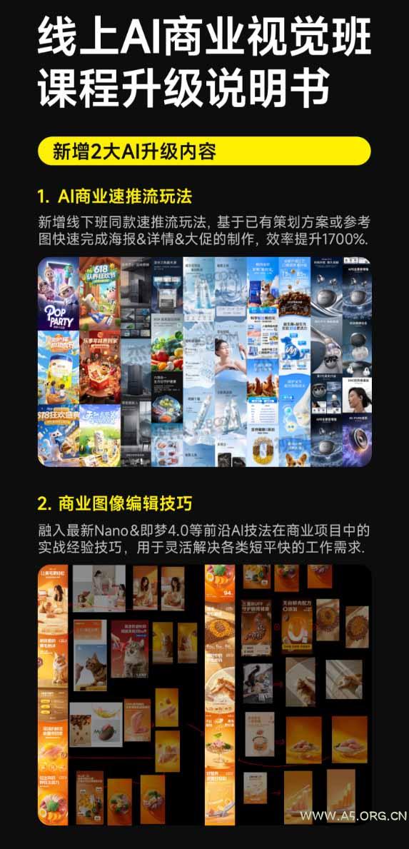 电商视觉 AI实战训练营第55期：MJ+SD+Comfy精准控图，从商业海报到首页详情页全流程实战 - 小红泡