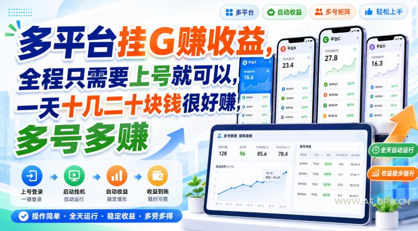 多平台挂G賺收益,全程只需要上号就可以,一天十几二十块钱很好賺,多号多賺【揭秘】 - 小红泡 多平台挂G賺收益,全程只需要上号就可以,一天十几二十块钱很好賺,多号多賺【揭秘】