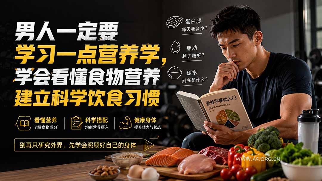 付费文章：男人一定要学习一点营养学，学会看懂食物营养建立科学饮食习惯 - 小红泡