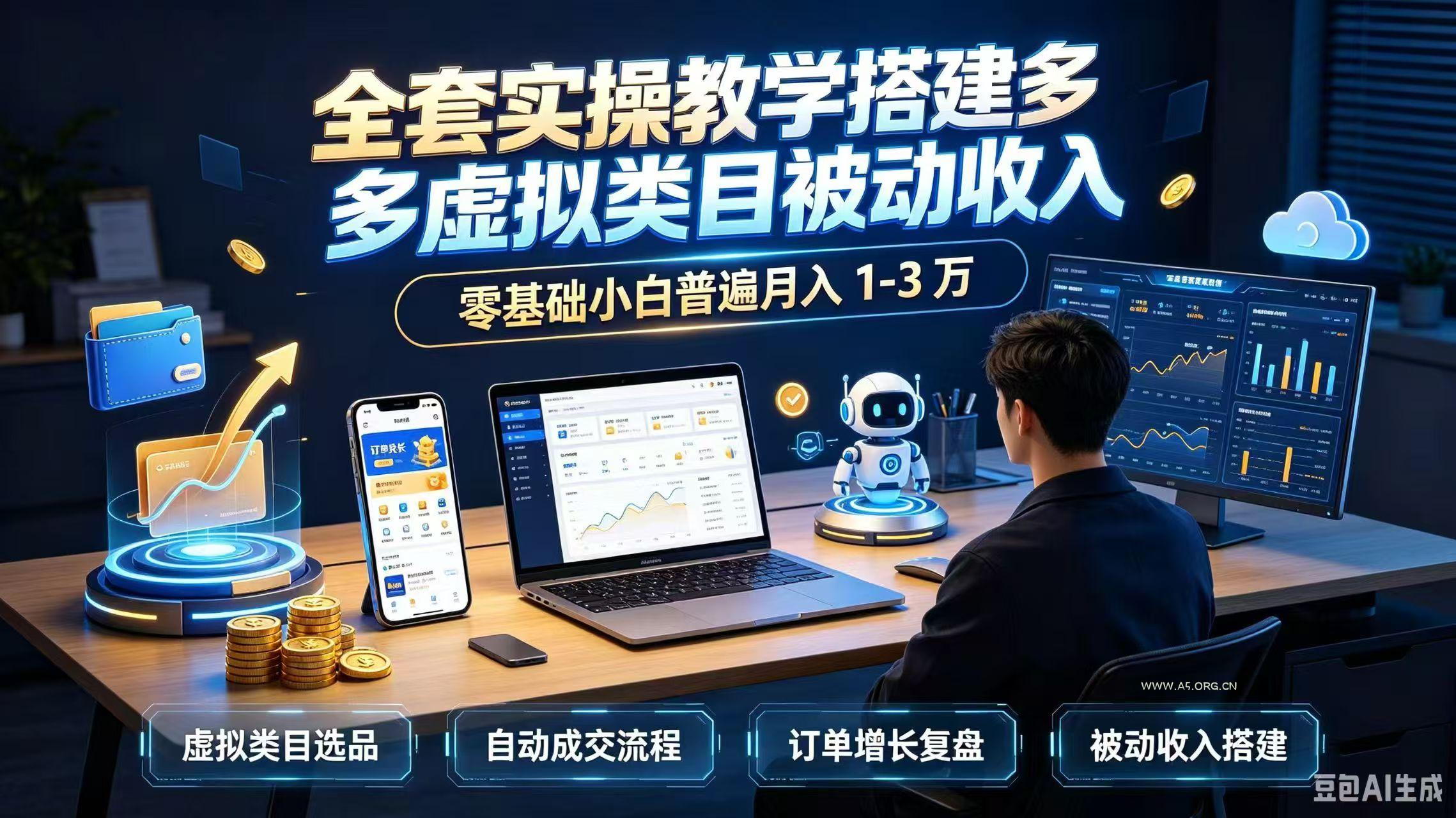全套实操教学搭建多多虚拟类目被动收入,零基础小白普遍月入 1-3 万 - 小红泡 全套实操教学搭建多多虚拟类目被动收入,零基础小白普遍月入 1-3 万 - 小红泡