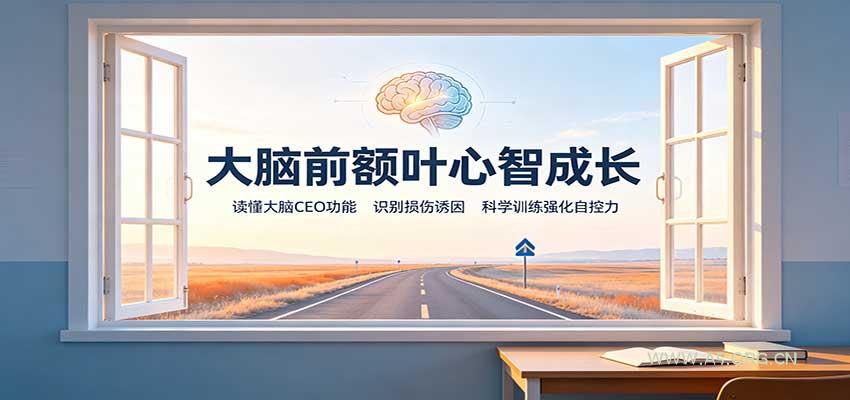 大脑前额叶心智成长：读懂大脑CEO功能，识别损伤诱因，科学训练强化自控力 - 小红泡