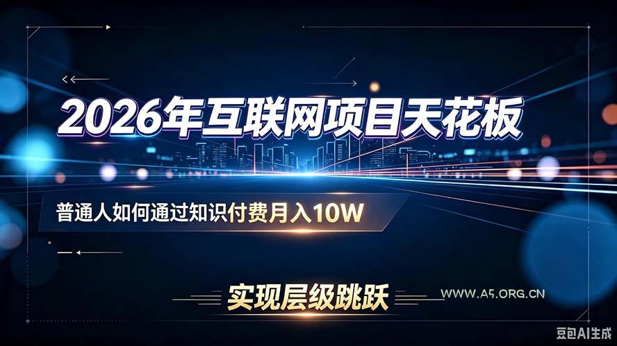 2026年互联网项目天花板:普通人如何通过知识付费月入10W,实现层级跳跃 - 小红泡 2026年互联网项目天花板:普通人如何通过知识付费月入10W,实现层级跳跃 - 小红泡