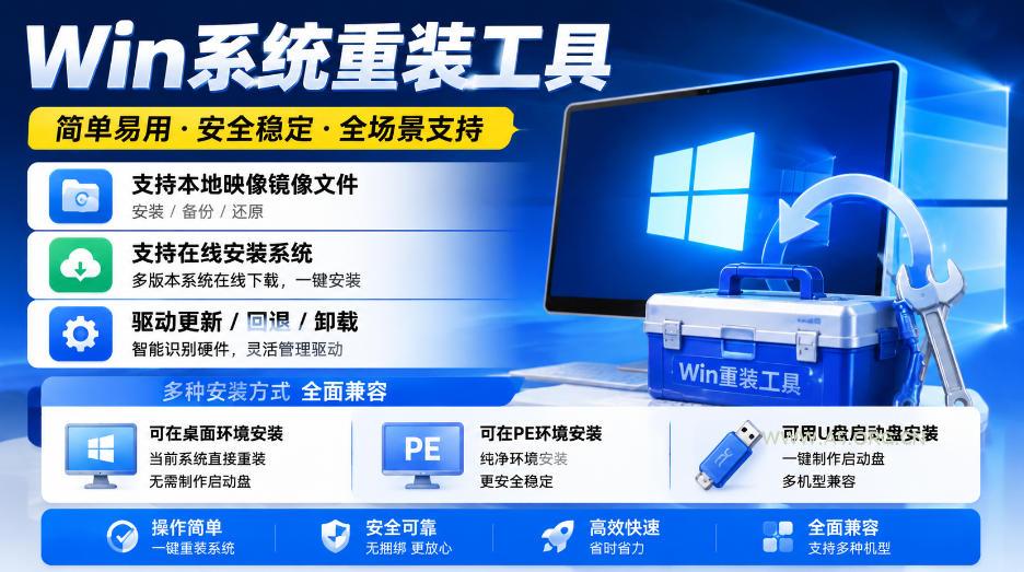 Win系统重装工具,支持本地映像镜像文件安装备份,简单易用-安全稳定-全场景支持 - 小红泡 Win系统重装工具,支持本地映像镜像文件安装备份,简单易用-安全稳定-全场景支持