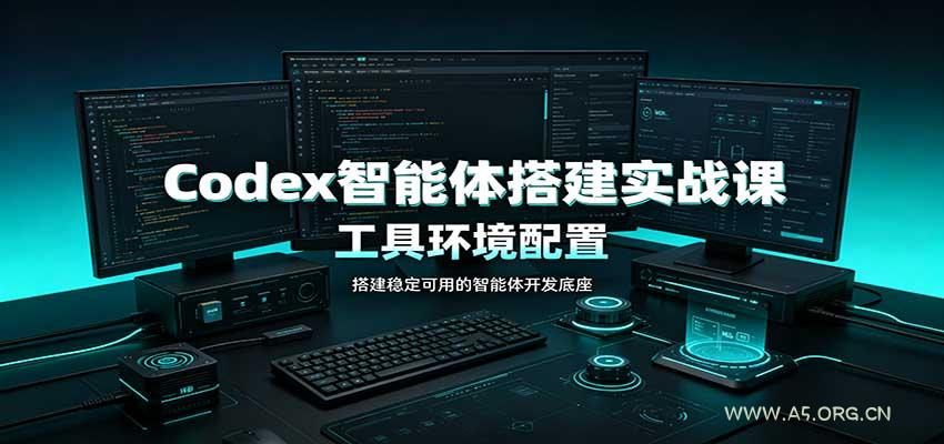 Codex智能体搭建实战课：工具环境配置，自定义技能开发，多业务自动化教学 - 小红泡