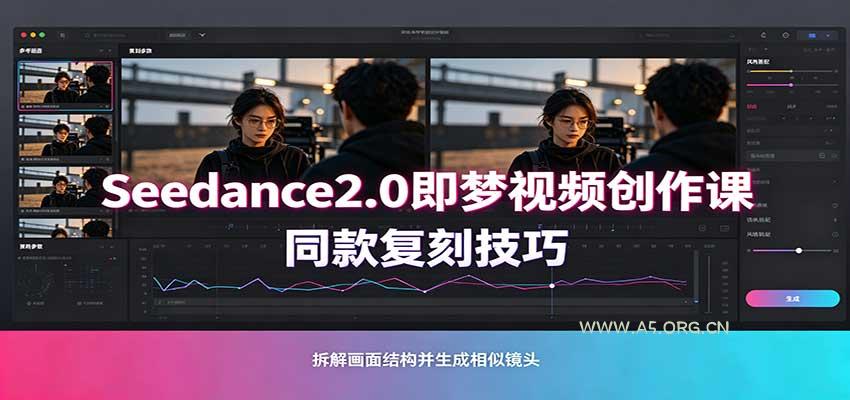 Seedance2.0即梦视频创作课：剧本式视频制作，同款复刻技巧，多行业案例落地教学 - 小红泡
