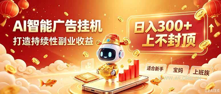 告别手动干活！AI自动化，解锁线上被动收益 - 小红泡