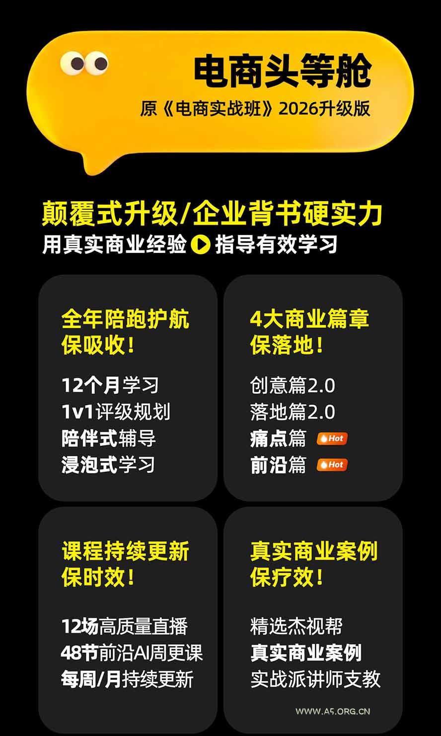 电商头等舱AI设计全能进阶2026新课：PS+即梦+Nano Banana+ComfyUI，从产品精修到详情页全案设计 - 小红泡