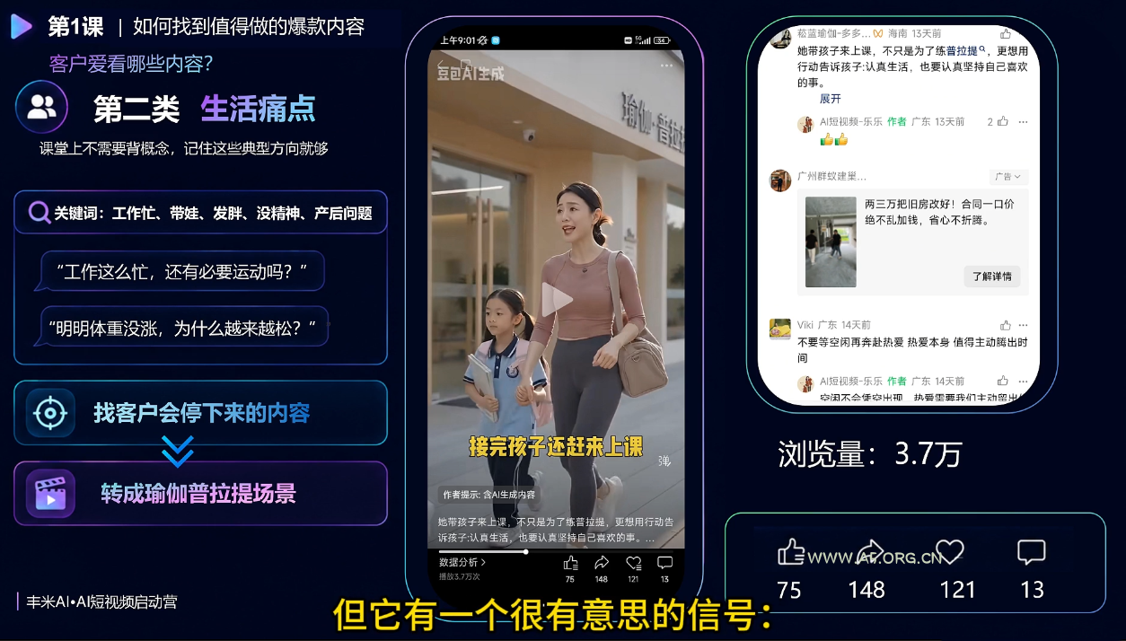 丰米AI·AI短视频启动营 - 小红泡 丰米AI·AI短视频启动营 - 小红泡