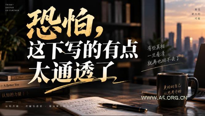 灏泽叔最新付费文章：恐怕，这下写的有点太通透了