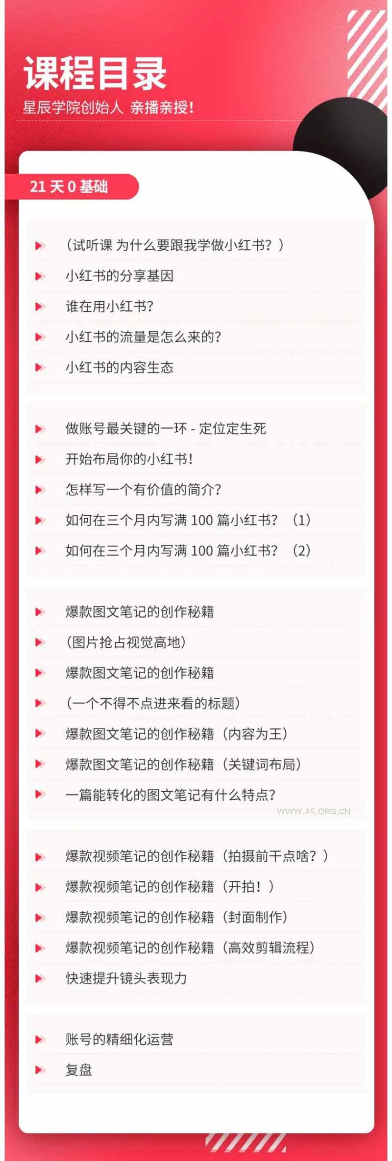 小红书21天图文视频爆款创作课：掌握选题、图片、标题、内容、关键词与脚本剪辑，建立持续创作体系 - 小红泡